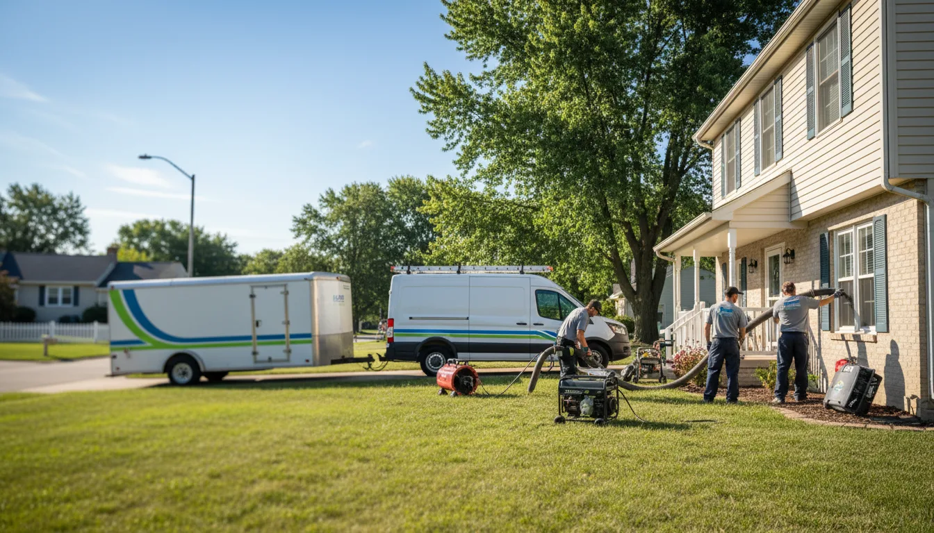 Flooded Basement Restoration And Cleanup With Repair in Sunbury, OH near me